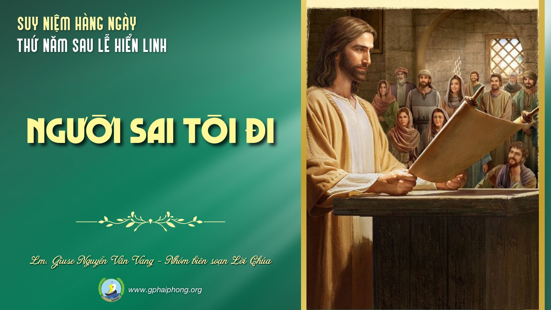 Suy Niệm Lời Chúa Hàng Ngày | Thứ Năm sau Lễ Hiển Linh